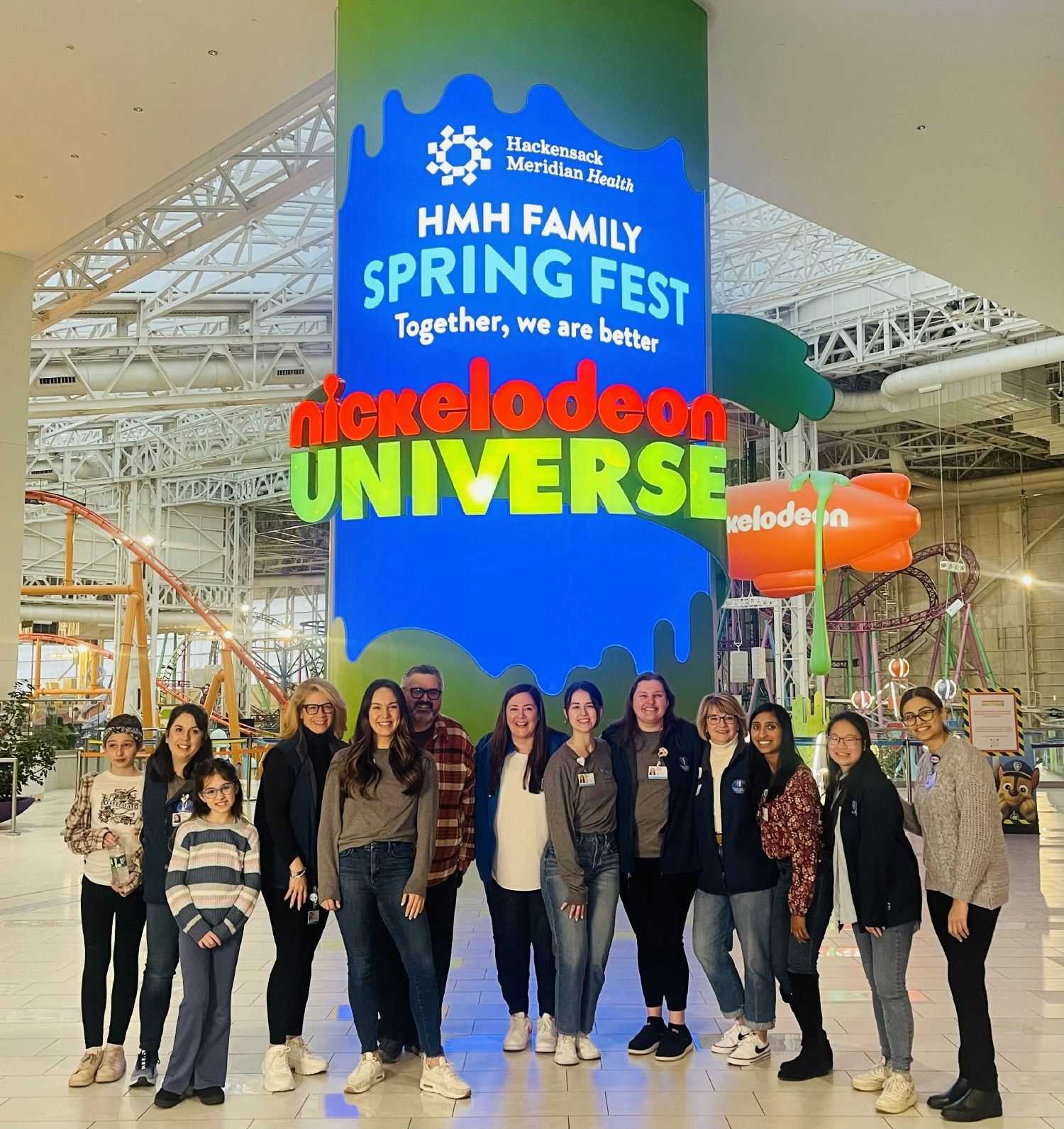 Annual Springfest 2024 - Nickelodeon Universe @ American Dream Mall all HMH team members & their families 