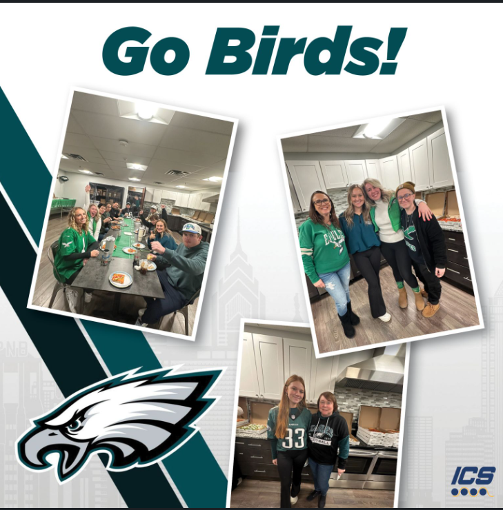 We love to support our Philly sports teams, with some company wide team bonding potlucks!