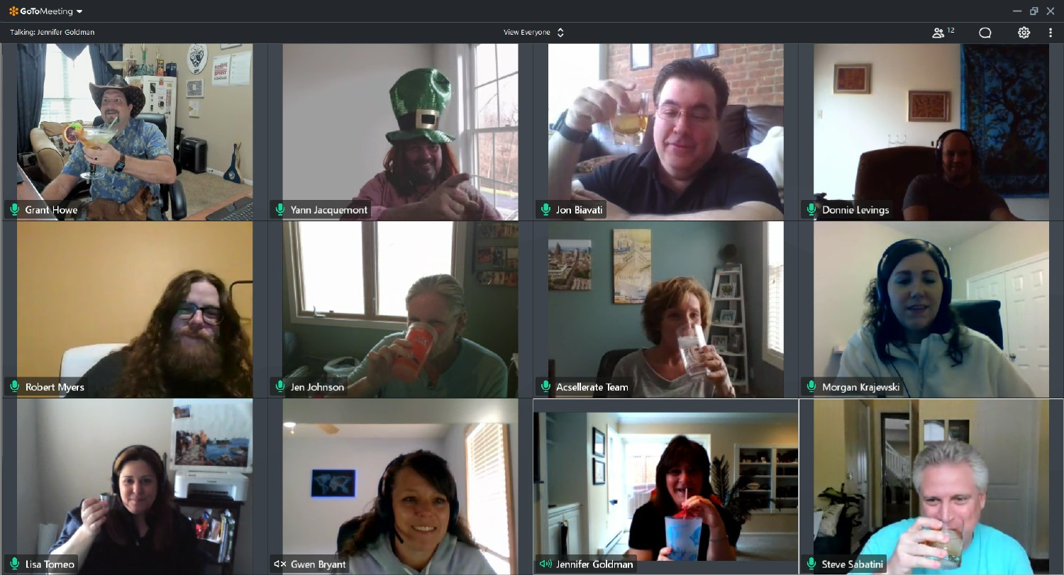 Virtual happy hour