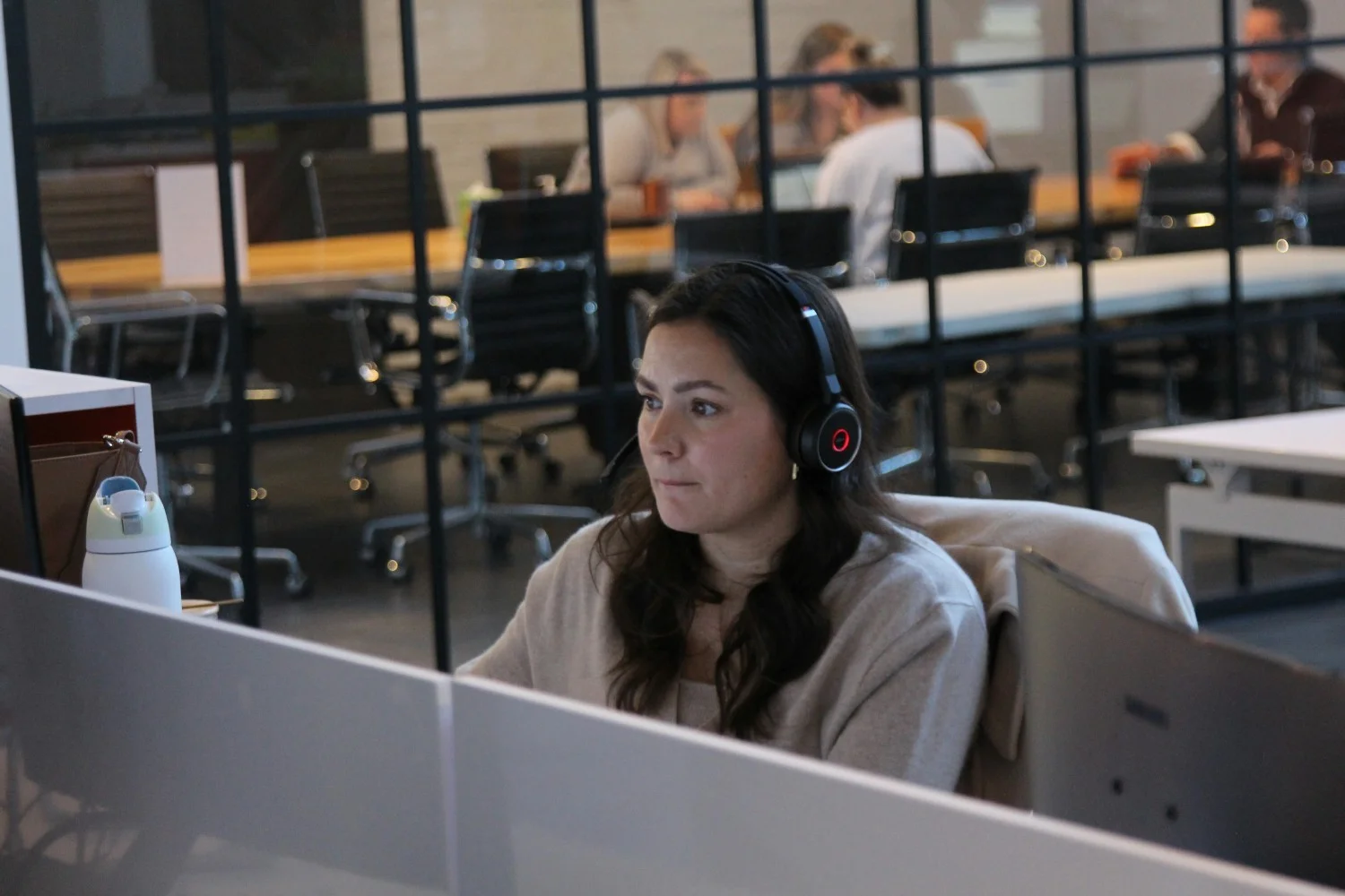 Employee at Desk