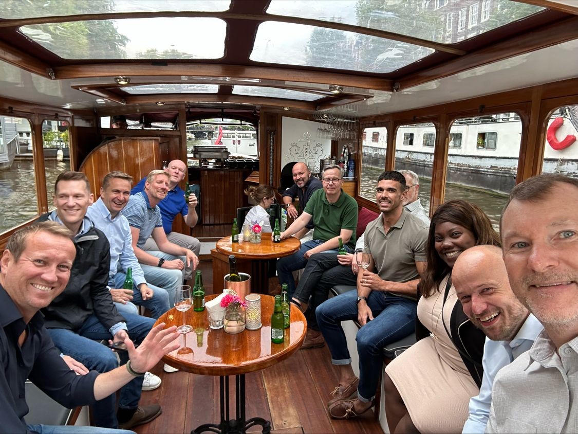 Basware's Partner Marketing team celebrates our success in the Netherlands!