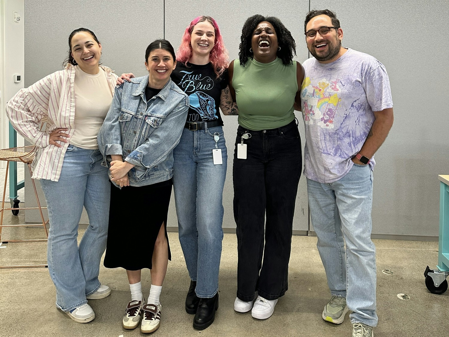 Having fun at Stitch Fix HQ