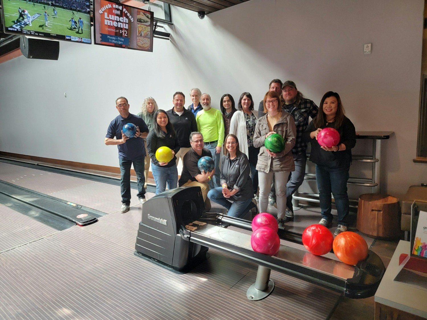 Plank Bowling Event
