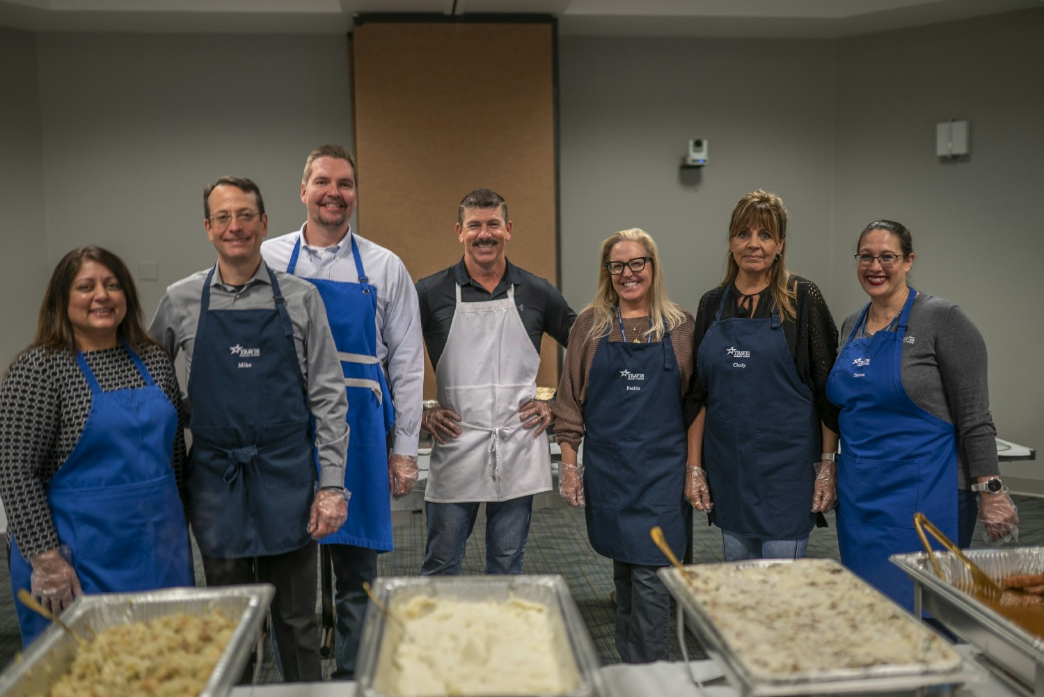 Each year TCU leaders serve gratitude and good food to our amazing employees at Travis Feast, a cherished TCU tradition