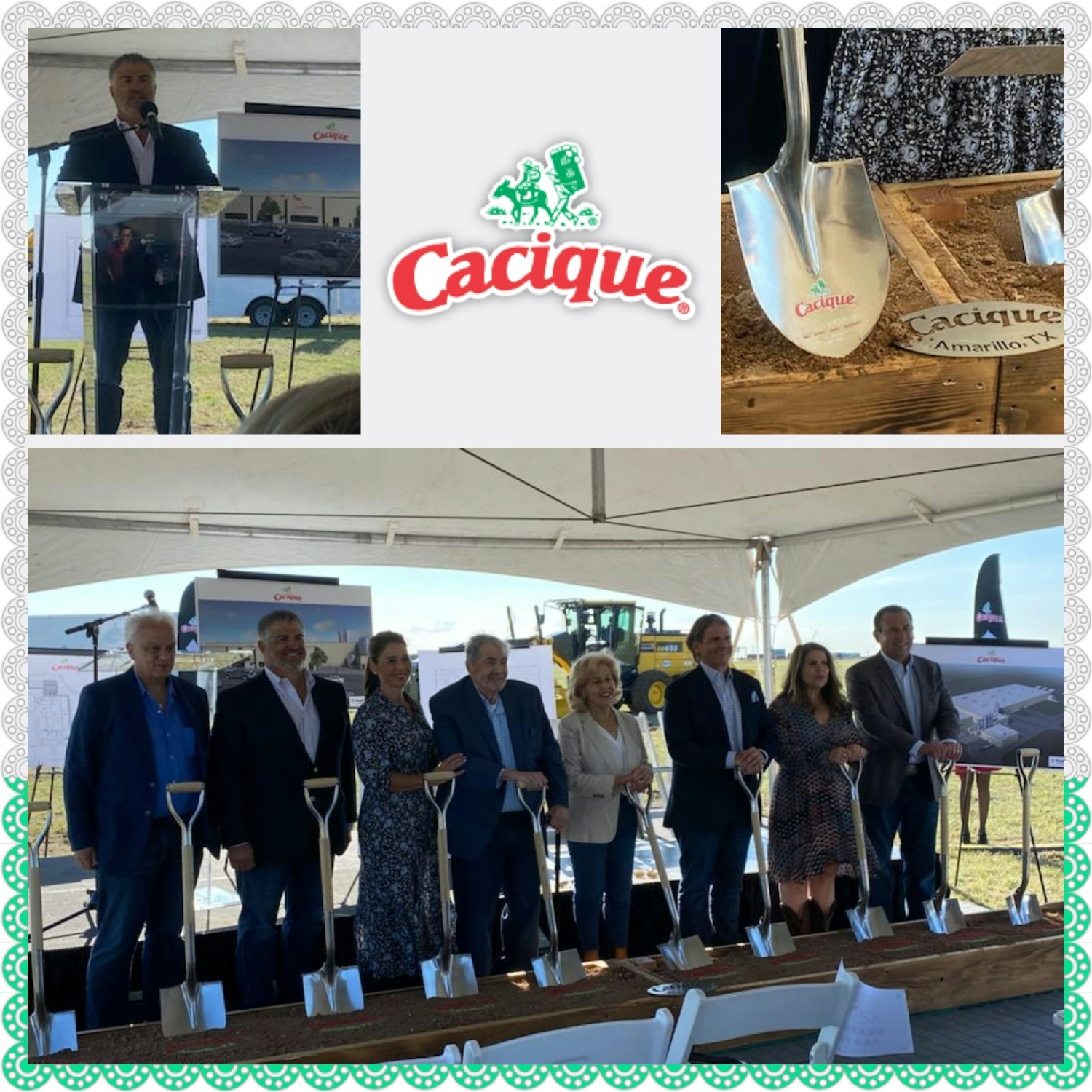 Cacique groundbreaking ceremony for our new Amarillo Plant.