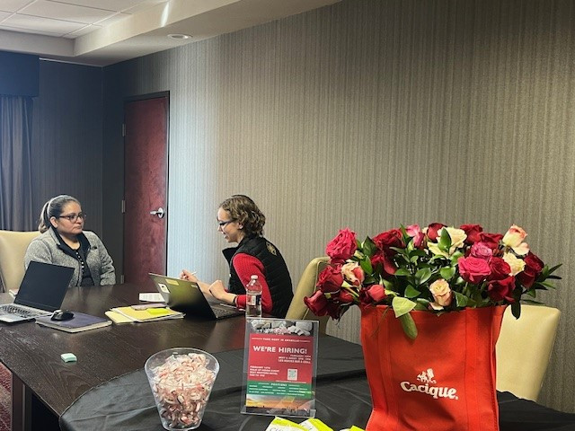 Job fair at Amarillo Sod Poodles stadium.