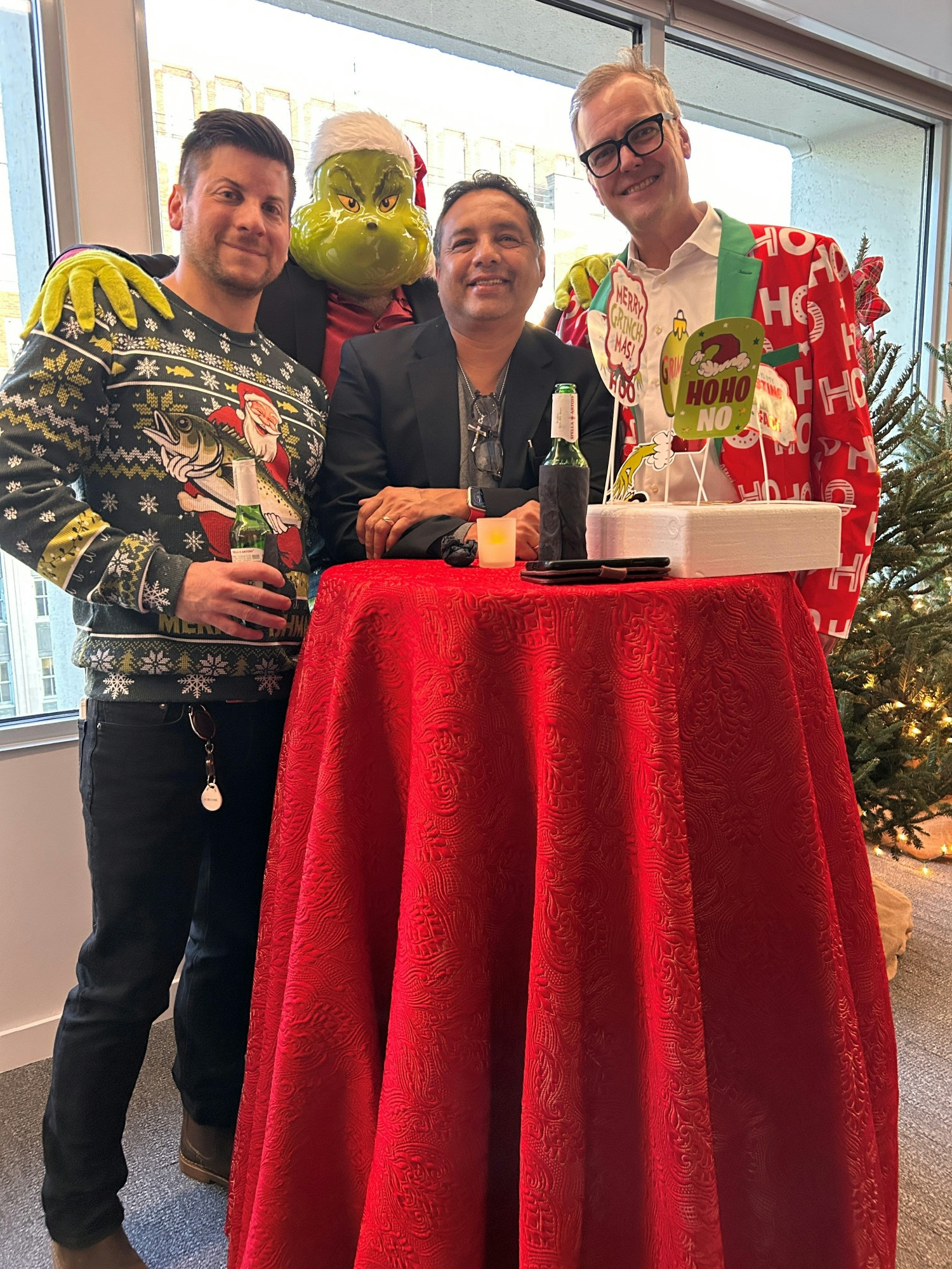 ABA Holiday Party 2024 with a visit from the Grinch