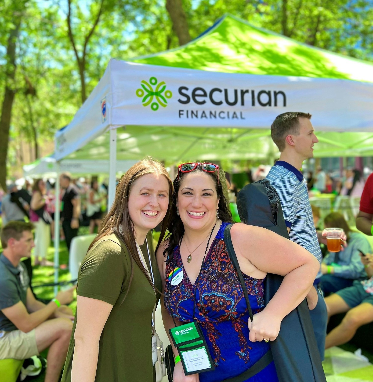Securian associates enjoying our Together Again! event, welcoming everyone back to our campus and downtown St. Paul.  
