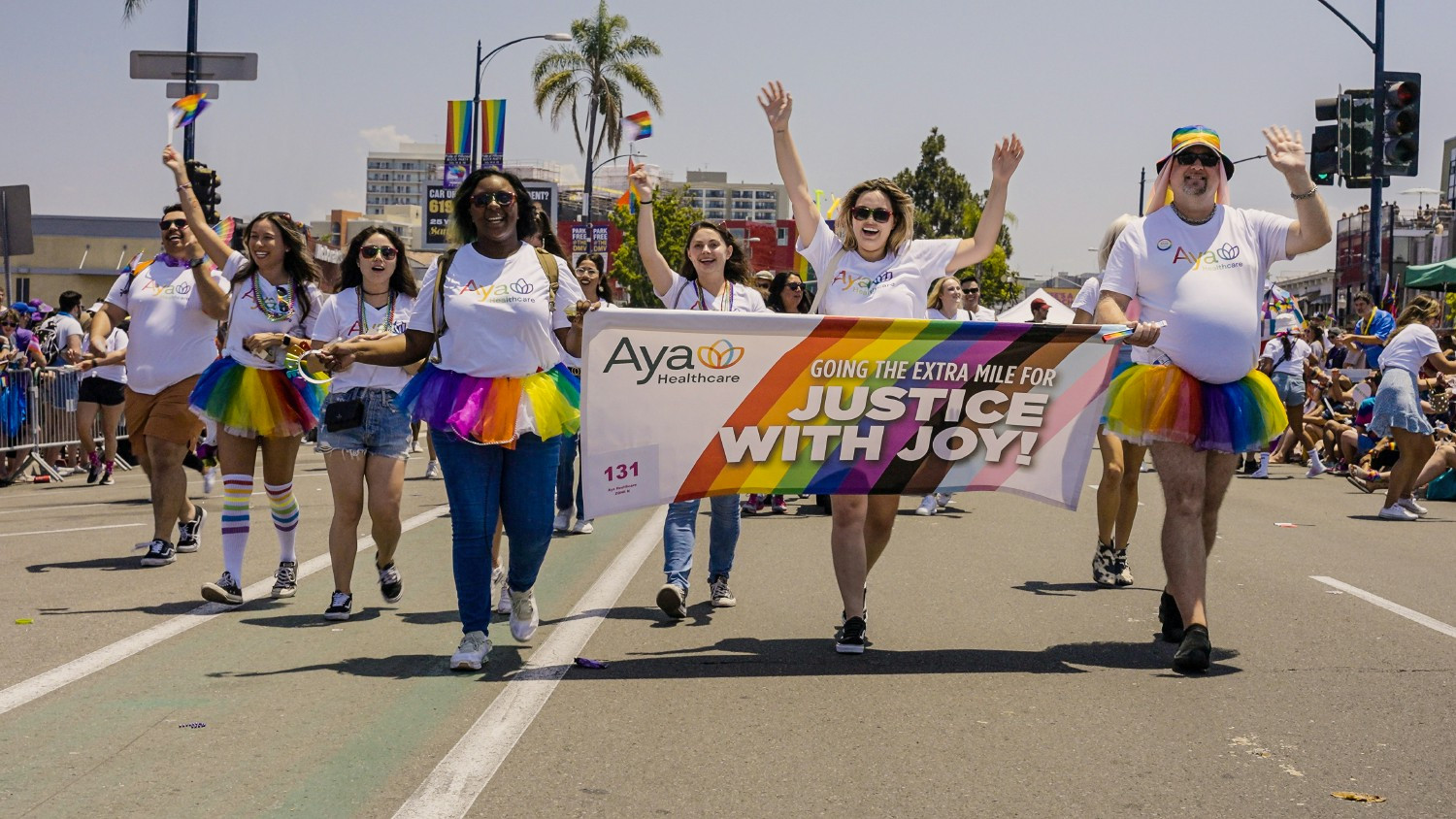 AYA'S COMPANY CULTURE IS ROOTED IN GIVING BACK. 
