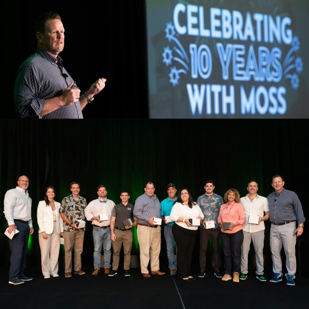 Celebrating team members who’ve reached 10 years with Moss  by gifting them a watch is one of our favorite traditions.