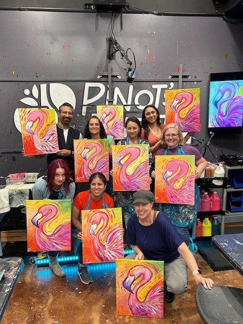 Team Bonding at Pinot's Palette