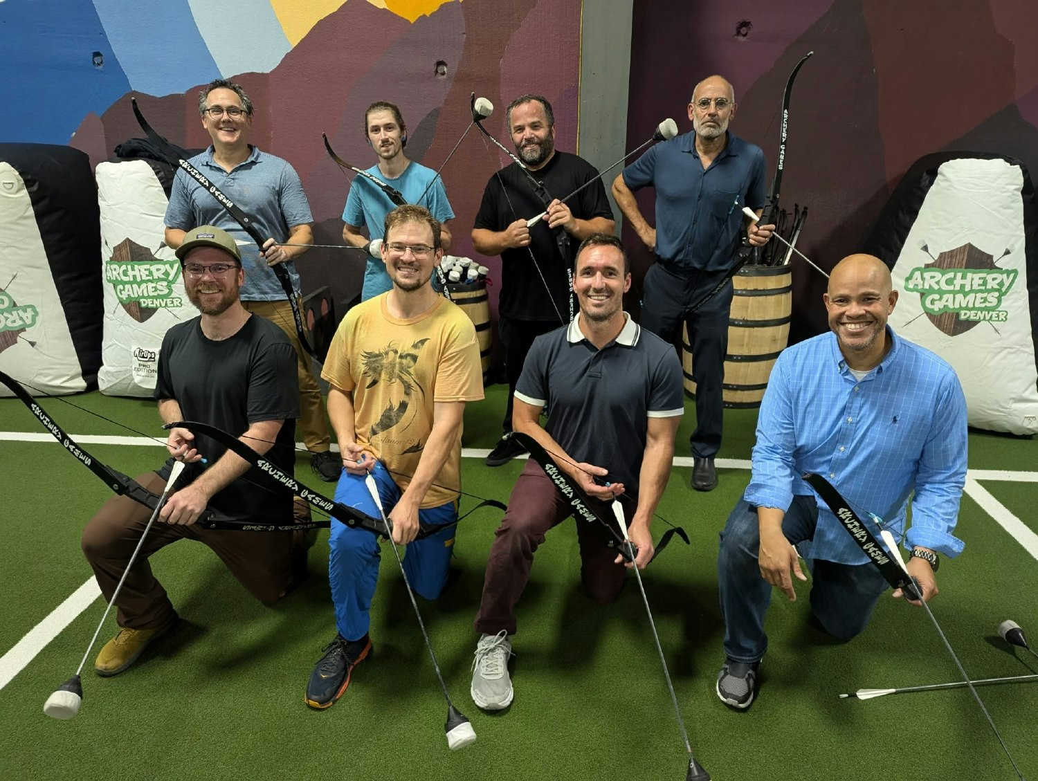 Team Bonding at Archery Games Denver
