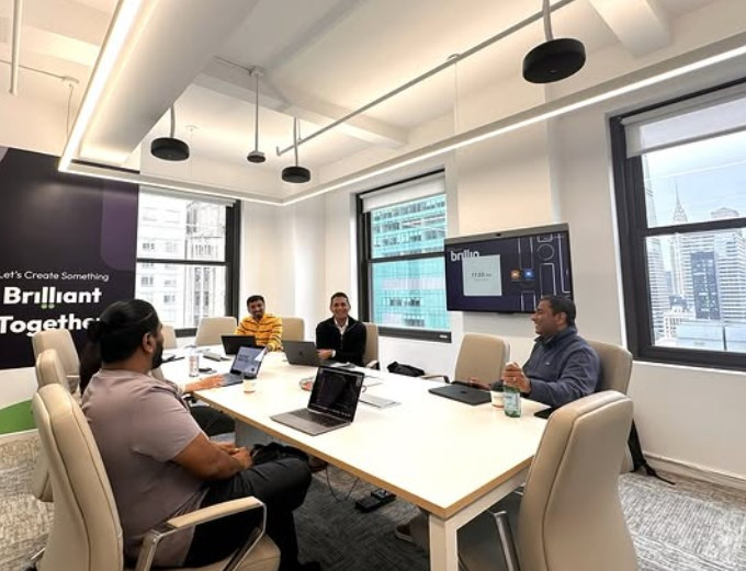 Working out of the brand new NYC office