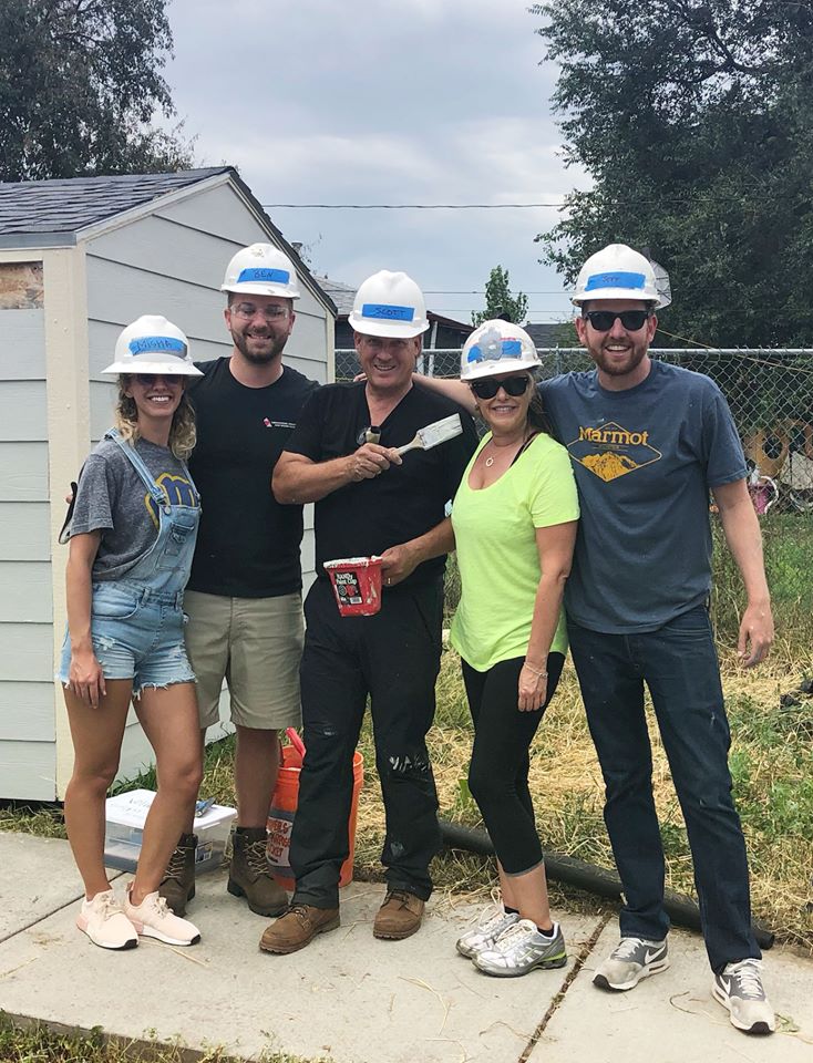 JPS Denver Volunteering with Habitat for Humanity