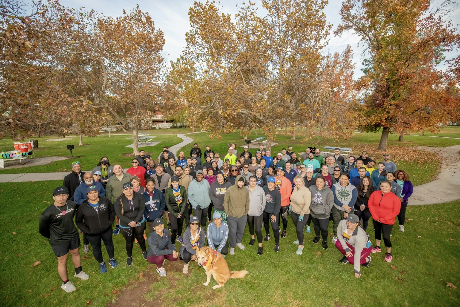 The San Manuel Run Team, compiled of 138 team members and their families trained for six months and ran the OC Marathon.