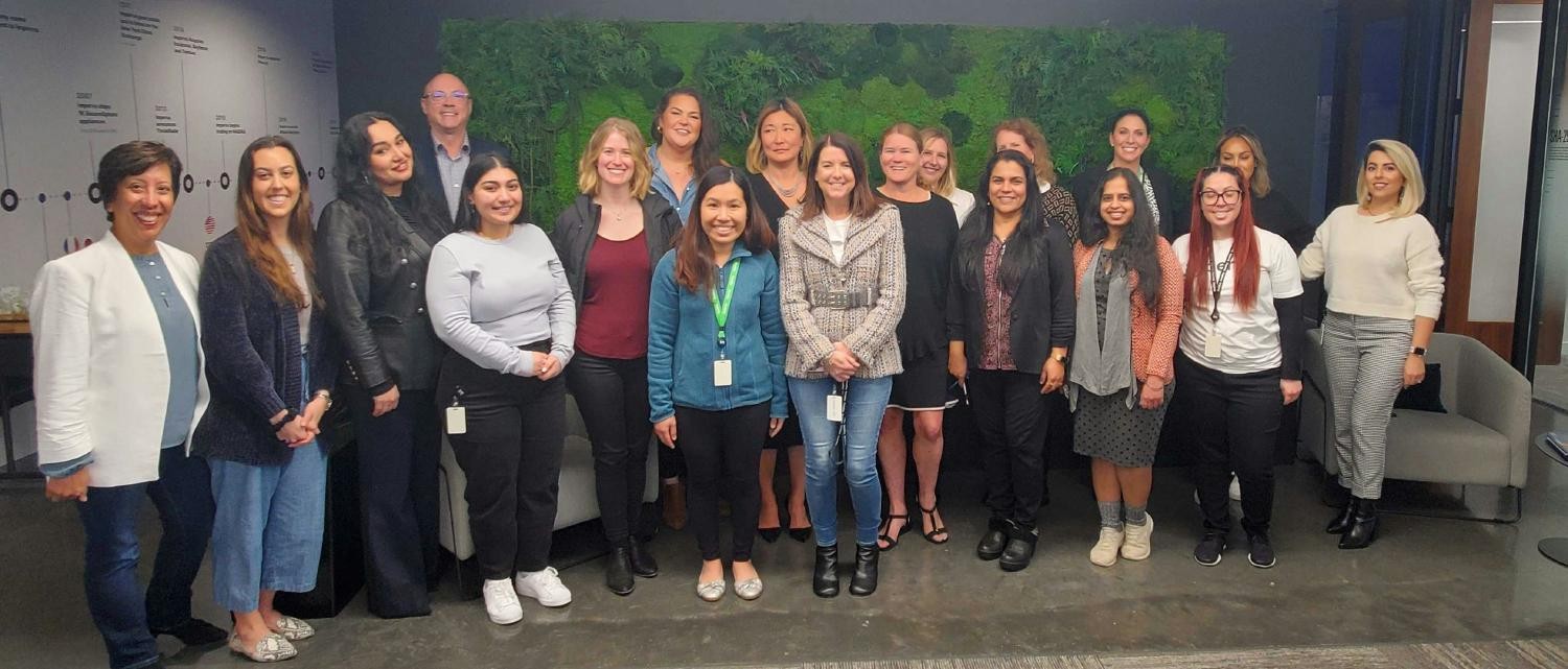 Members of the Imperva Women's Network participated in an interactive workshop about career growth and mentorship.