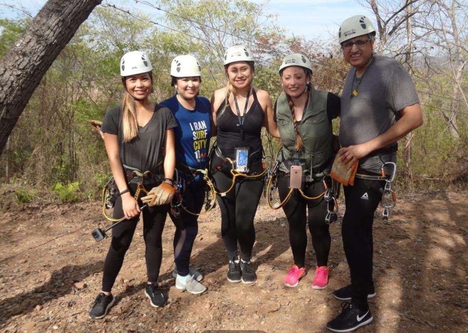 Ziplining in Mexico