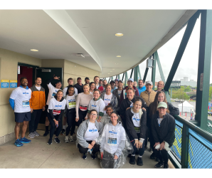 The BRF team ready to run the Rochester Chase Corporate Challenge.
