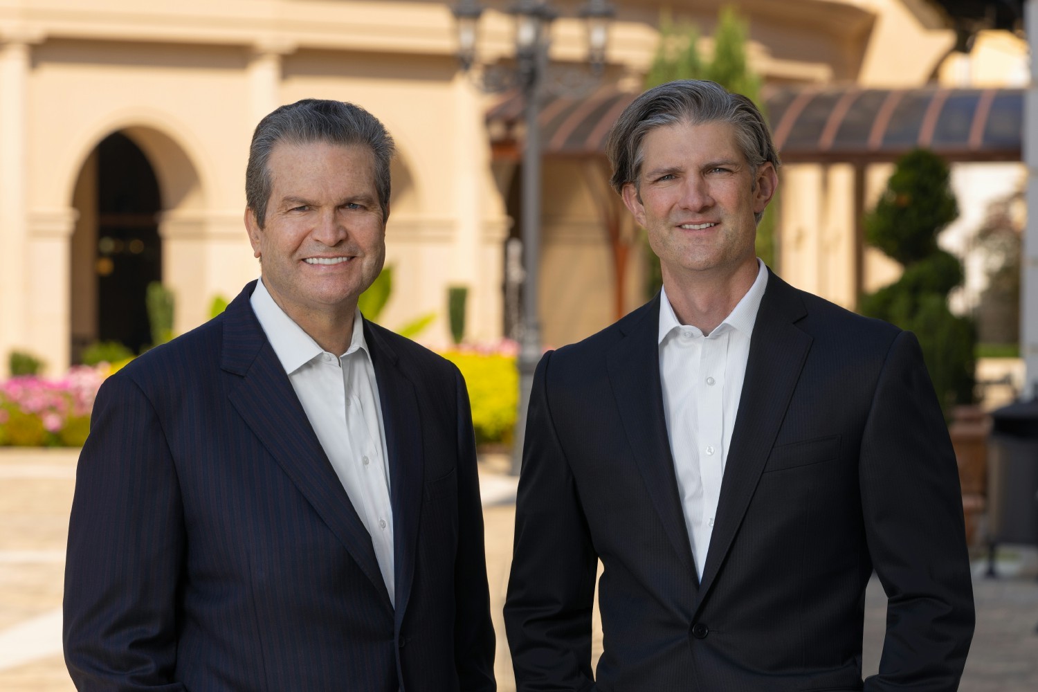 Rick Jackson (left) is founder, chairman and CEO of Jackson Healthcare. Shane Jackson serves as company president.