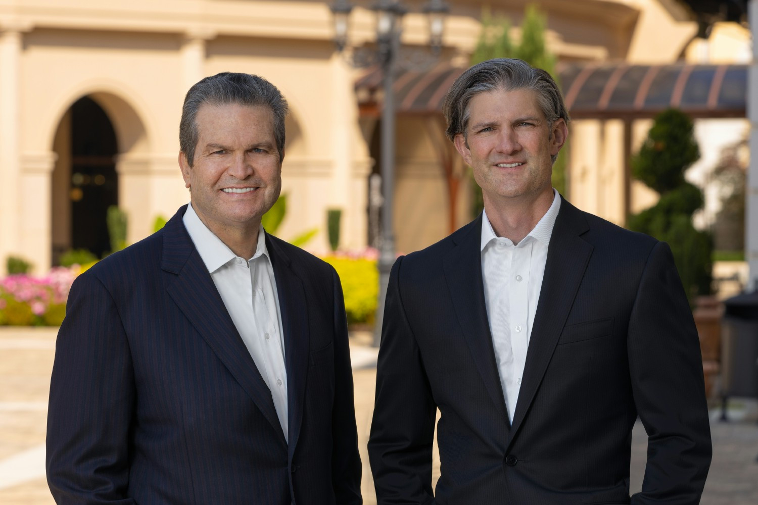 Rick Jackson (left) is founder, chairman and CEO of Jackson Healthcare. Shane Jackson serves as company president. 