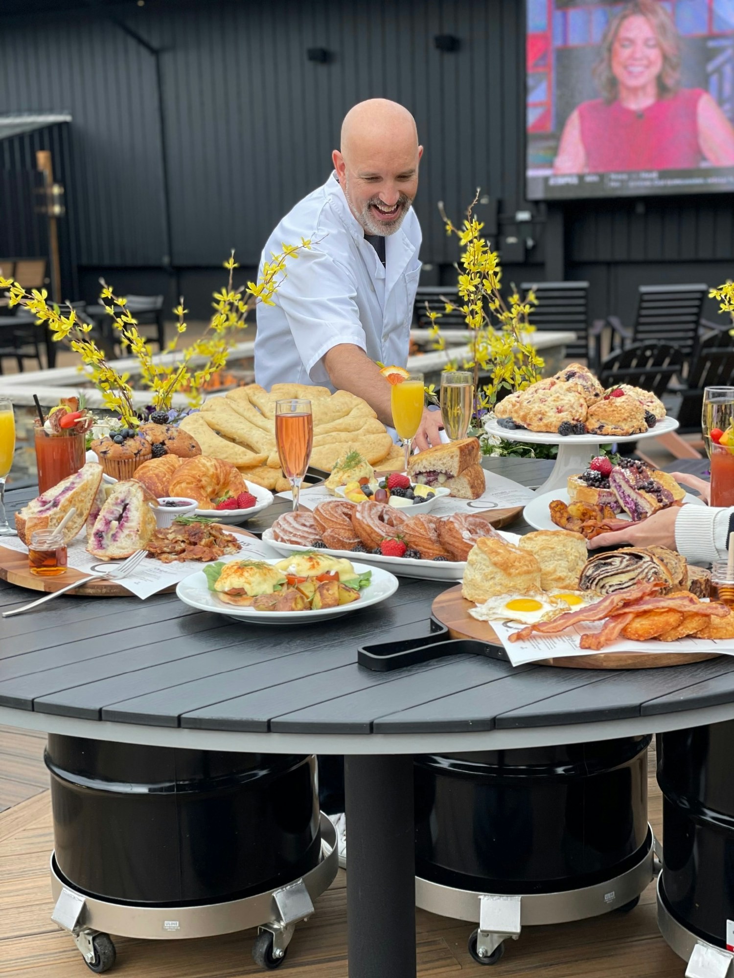 Our CEO, Andre Carrier, jumping back into chef mode to create a new menu for one of the F&B outlets at The Brook.