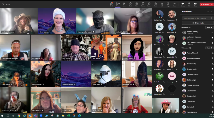 With 95% of our colleagues working from home, colleagues have a fun virtual Halloween meet and greet.