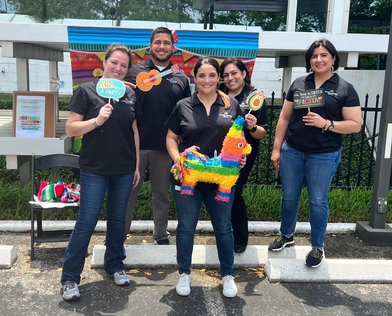 Associates celebrate Cinco de Mayo in Houston. 