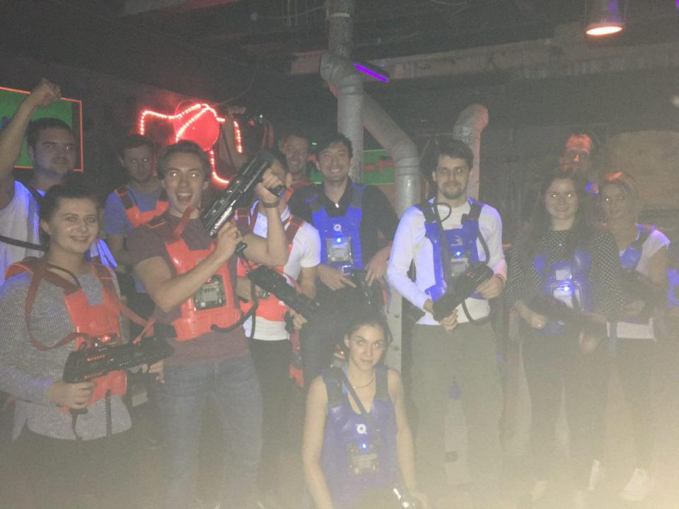 Group Outing After Meeting Sales Goals