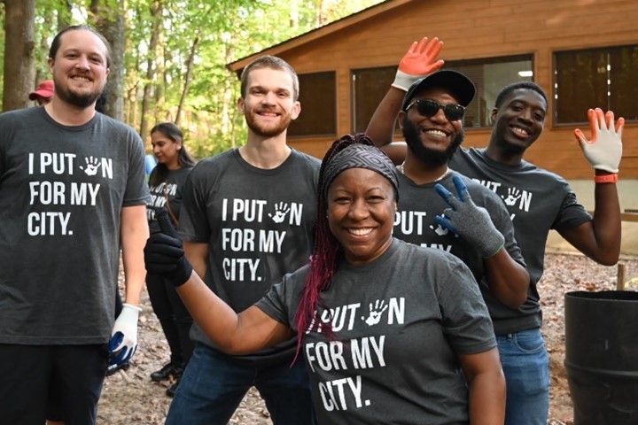 OneDigital volunteers partnered with Hands on Atlanta at West Atlanta Watershed Alliance for Hands on Atlanta Week.