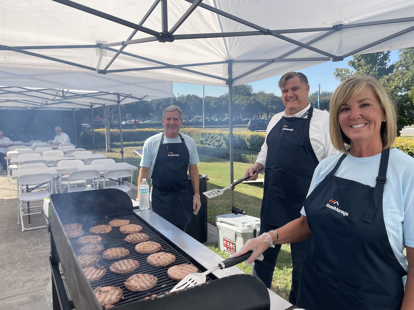 Grilling out for our associates