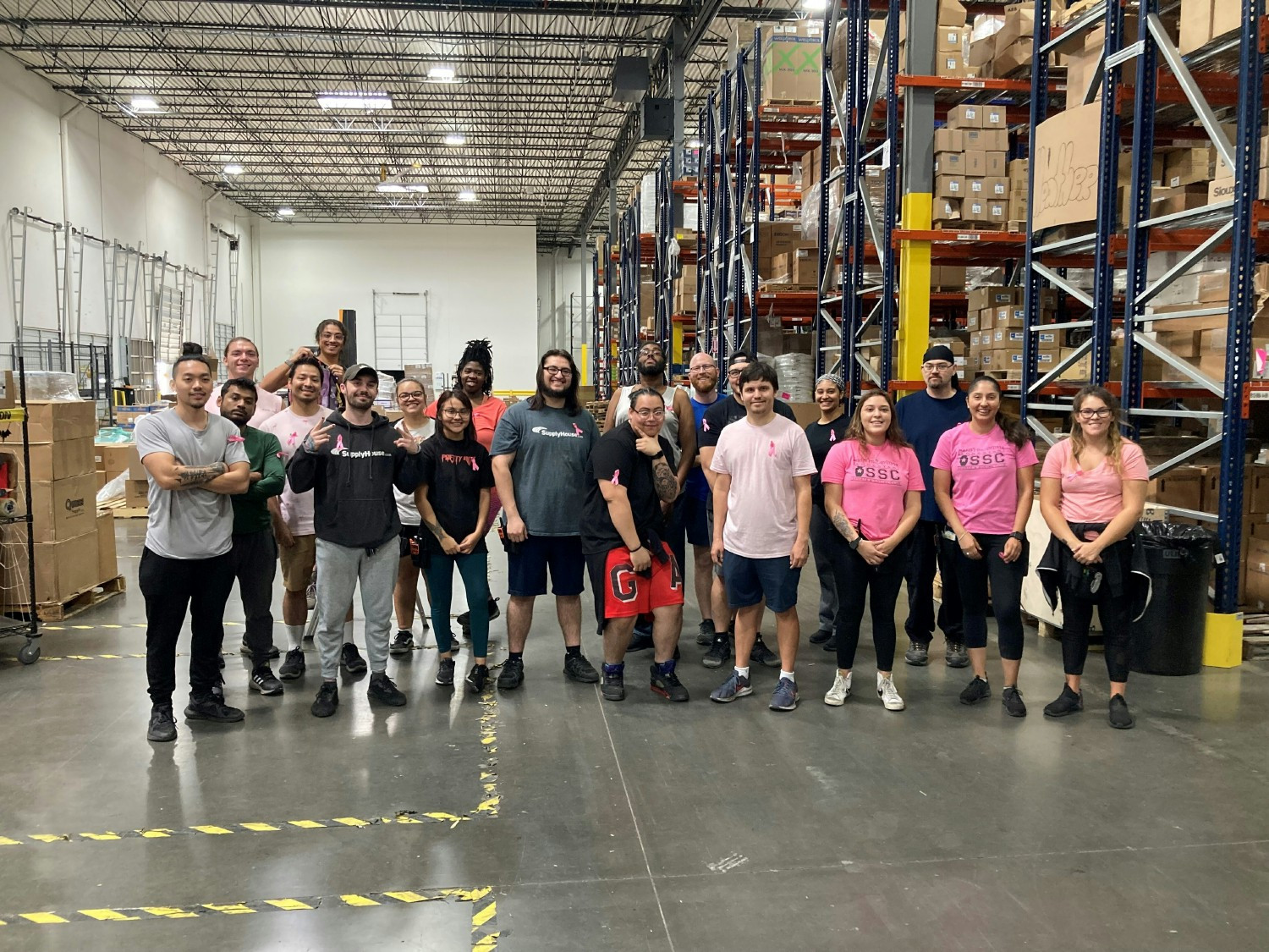 Our Texas Fulfillment Center Associates on the floor