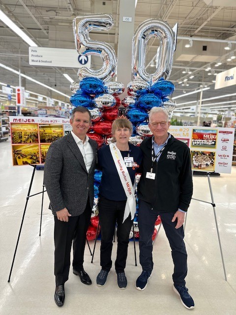 Jenny, our CEO and Executive Chairman celebrating her store’s 50th anniversary,same day as her 50th service anniversary.