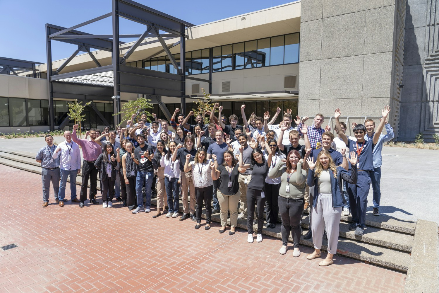 Group photo from Keysight's Santa Rosa, CA headquarters