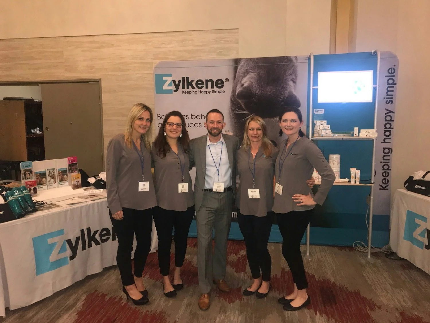 Some of Vetoquinol USA's talented team at a trade show!