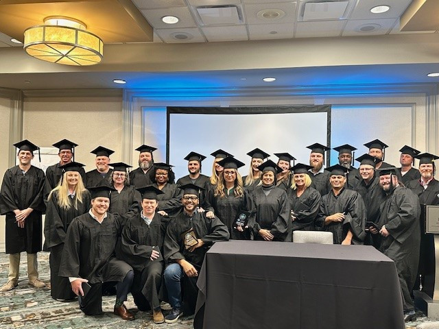 Fall 2023 ULead Manager Training graduates after the ULead graduation ceremony. 
