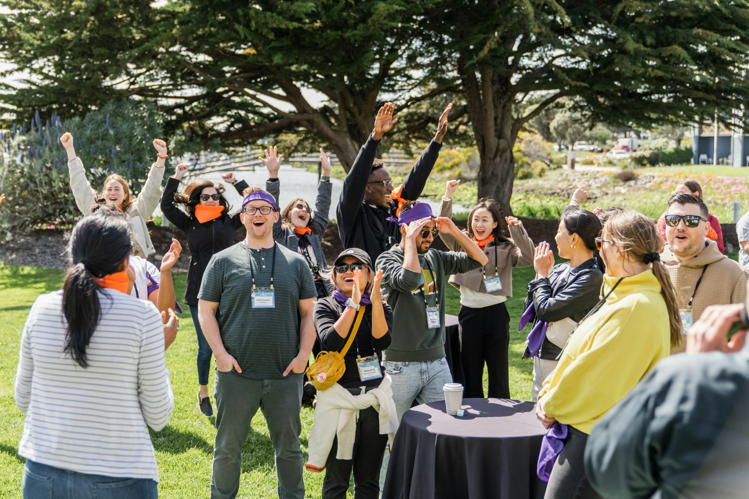 Thumbtackers at an offsite in Berkeley, CA. 