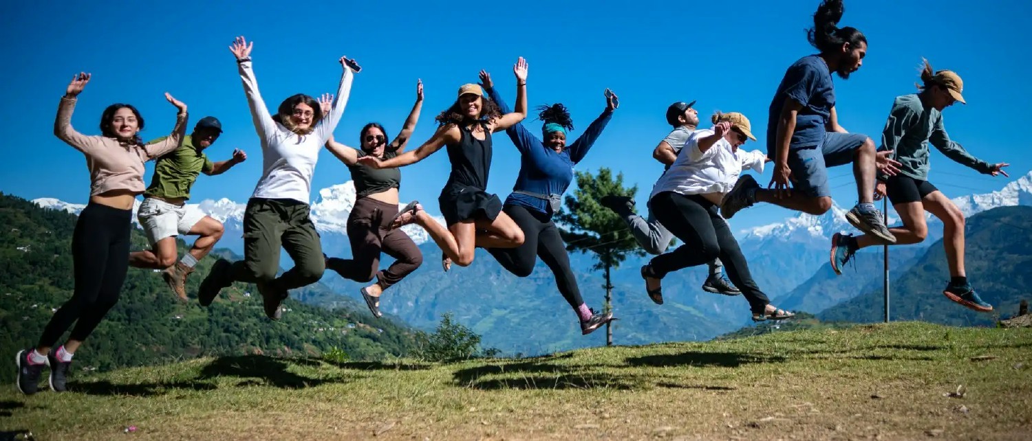 Inspire Trekkers in Nepal with our partners at GivePower on a trip where they helped install a solar microgrid