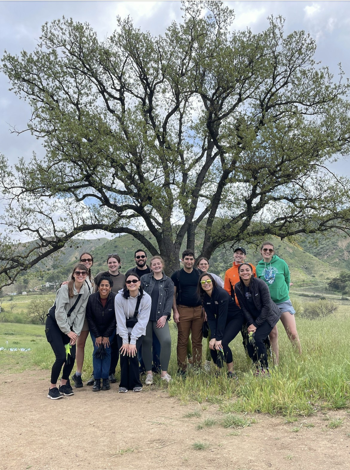 Celebrating Earth Day planting trees with TreePeople