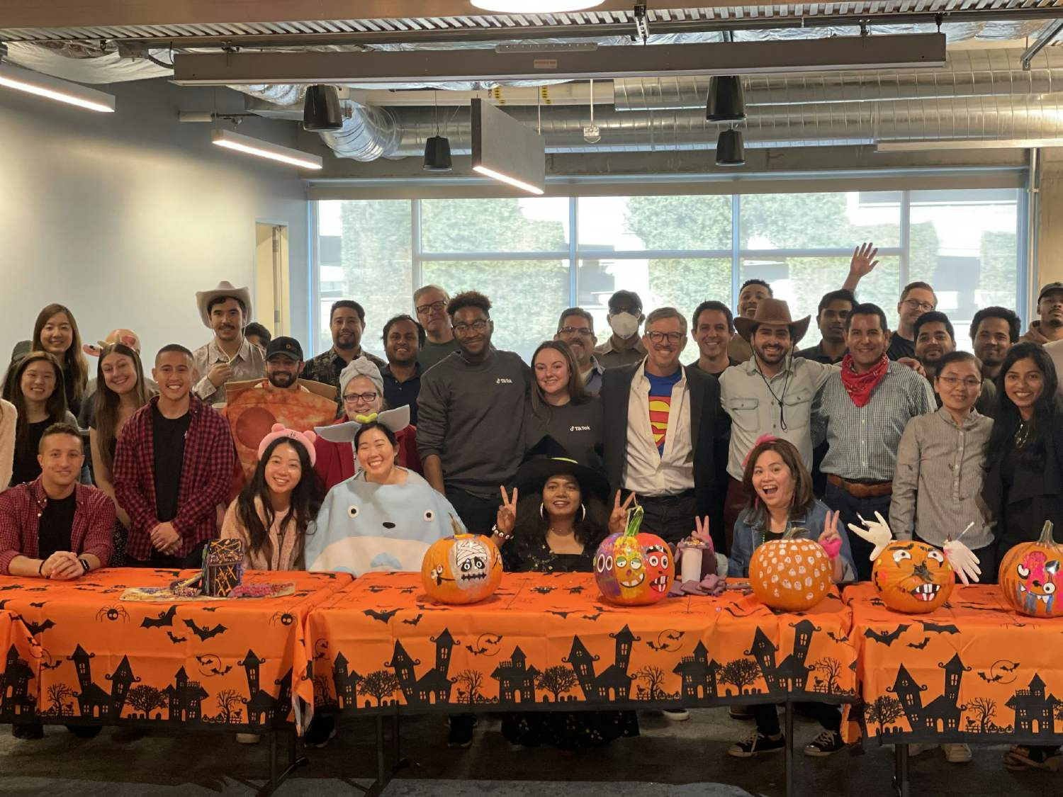 Halloween festivities at the office.