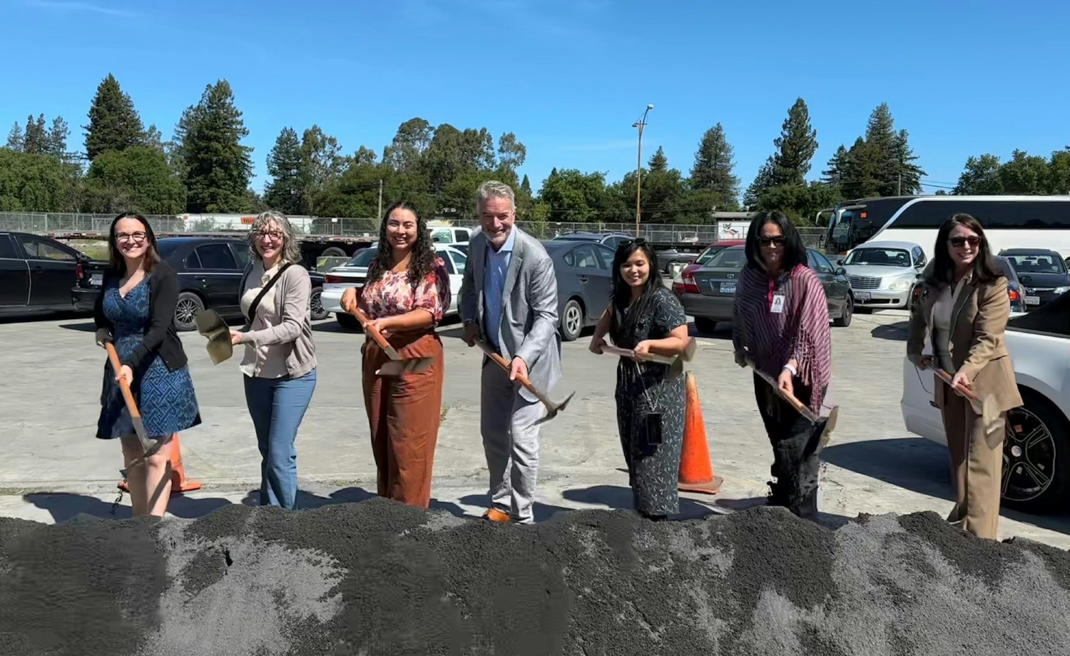 Shovels in the ground at the Casa Roseland groundbreaking! 