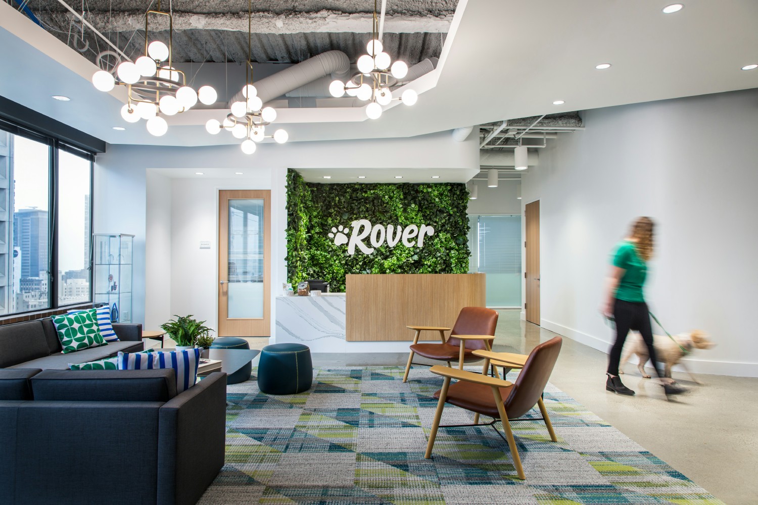 Rover's dog-friendly headquarters in Seattle, WA 