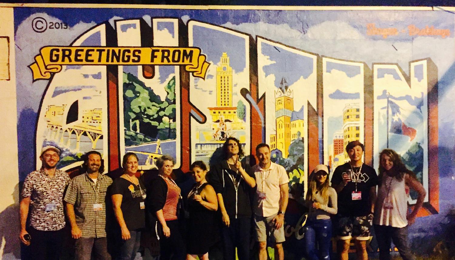The team in Austin on our work retreat