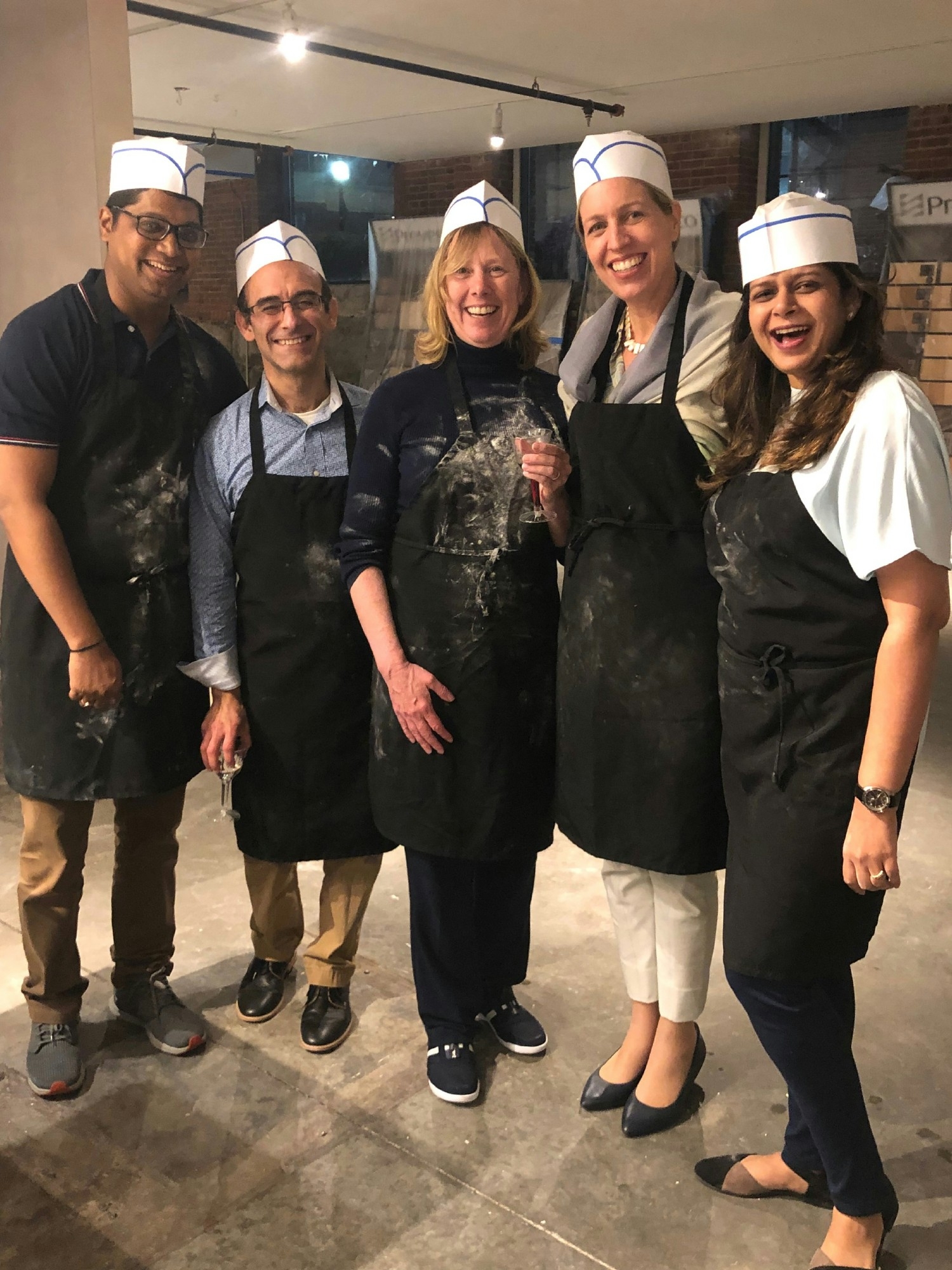 Emeritus employees bonding over a cooking outing