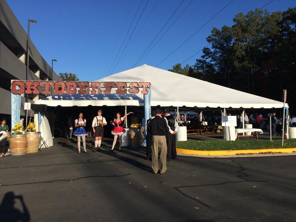 We celebrate Oktoberfest every year in honor of our company’s German heritage. For this event we serve German food and beer and play Bavarian music. You’ll often see employees dressed in lederhosen and dirndls for this event.