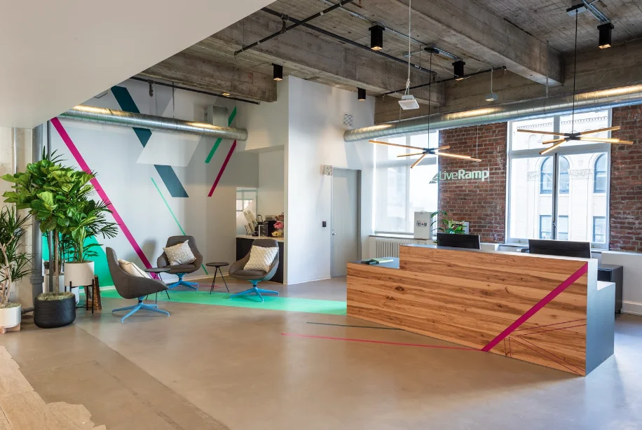 One of LiveRamp's office entrances