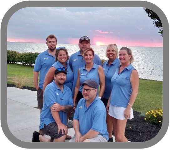 Dunkirk employees at golf charity event