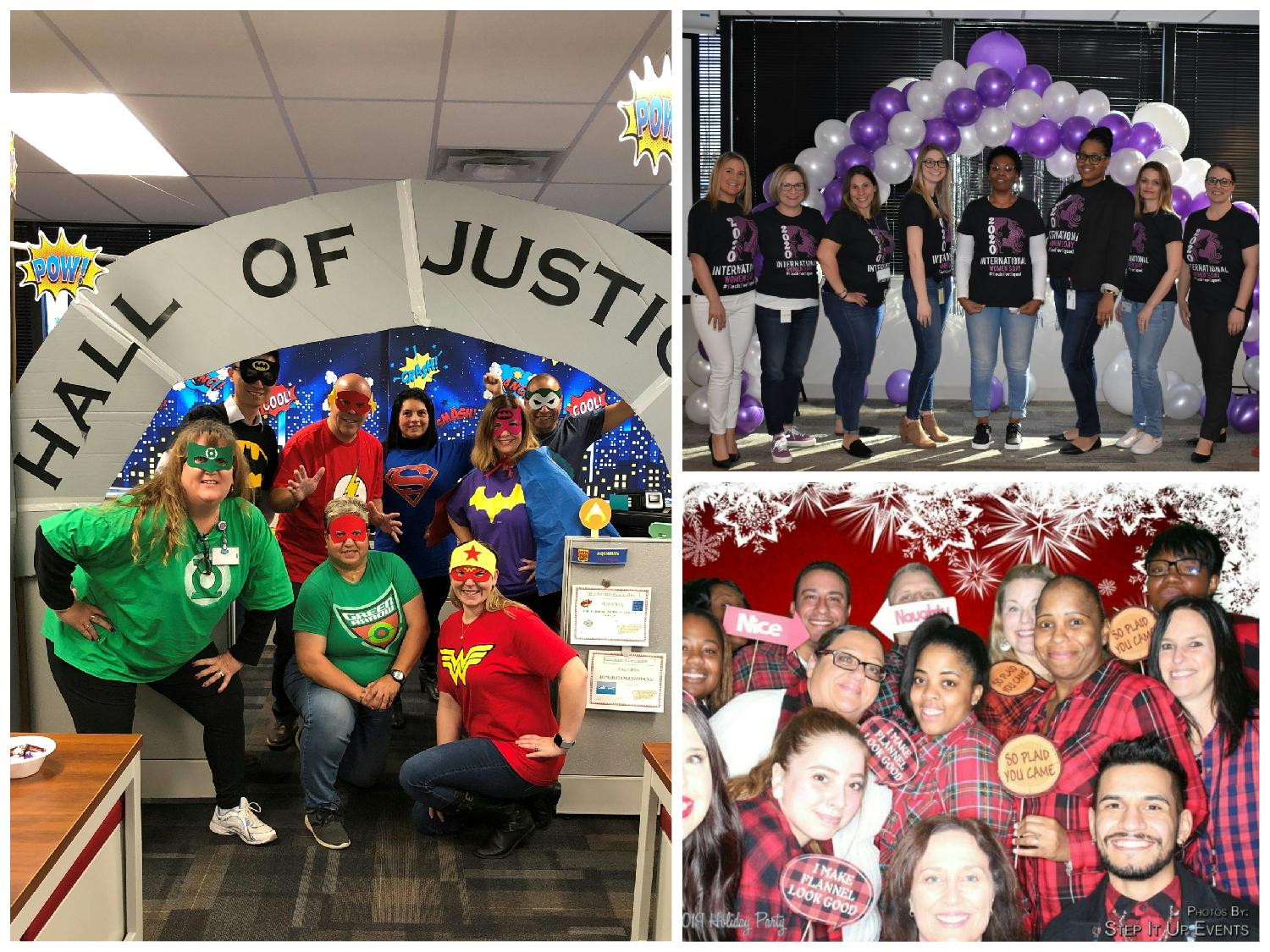 Just a few of the many employee events held at Extensis