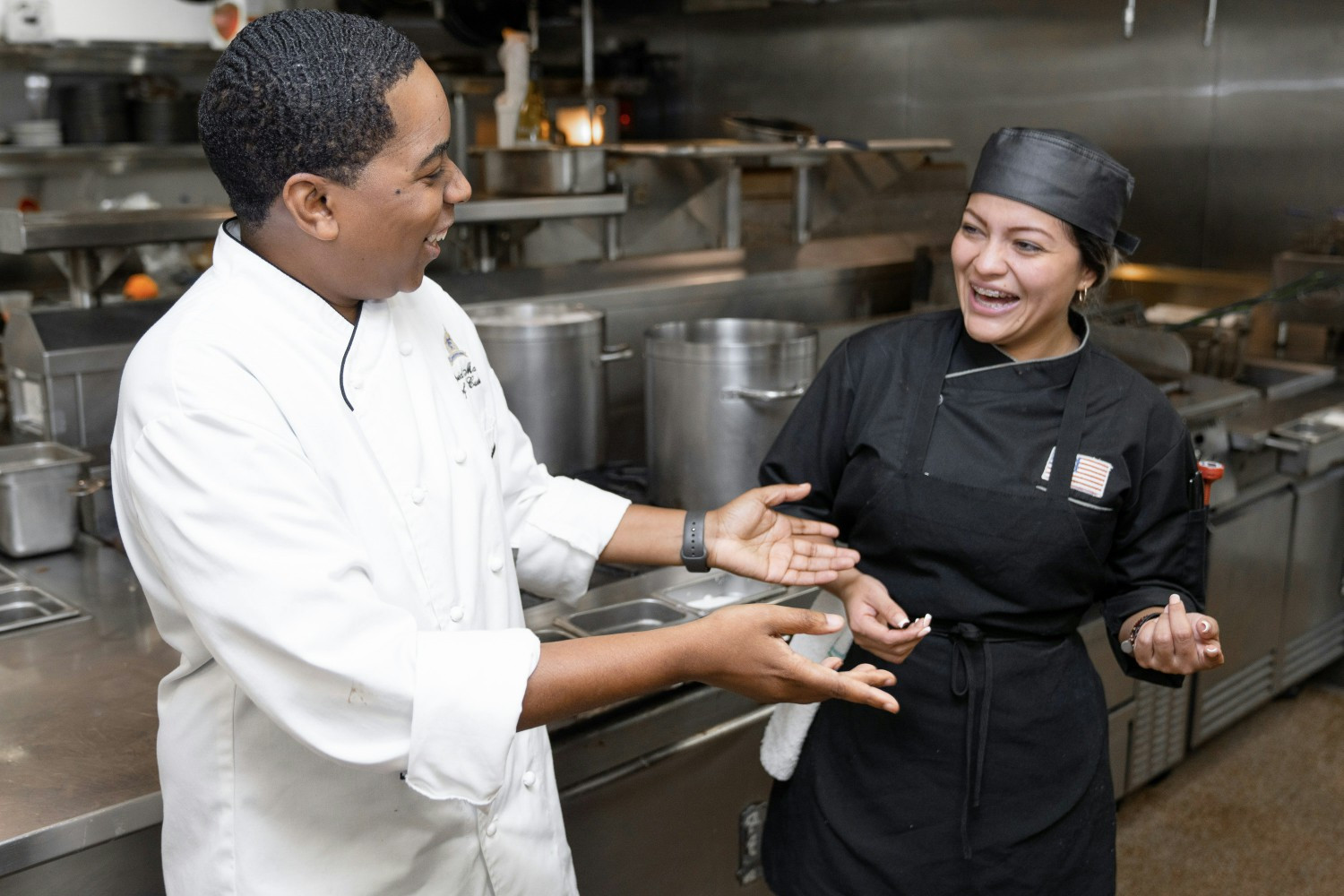Chef de Cuisine being a Coach/Gardener!