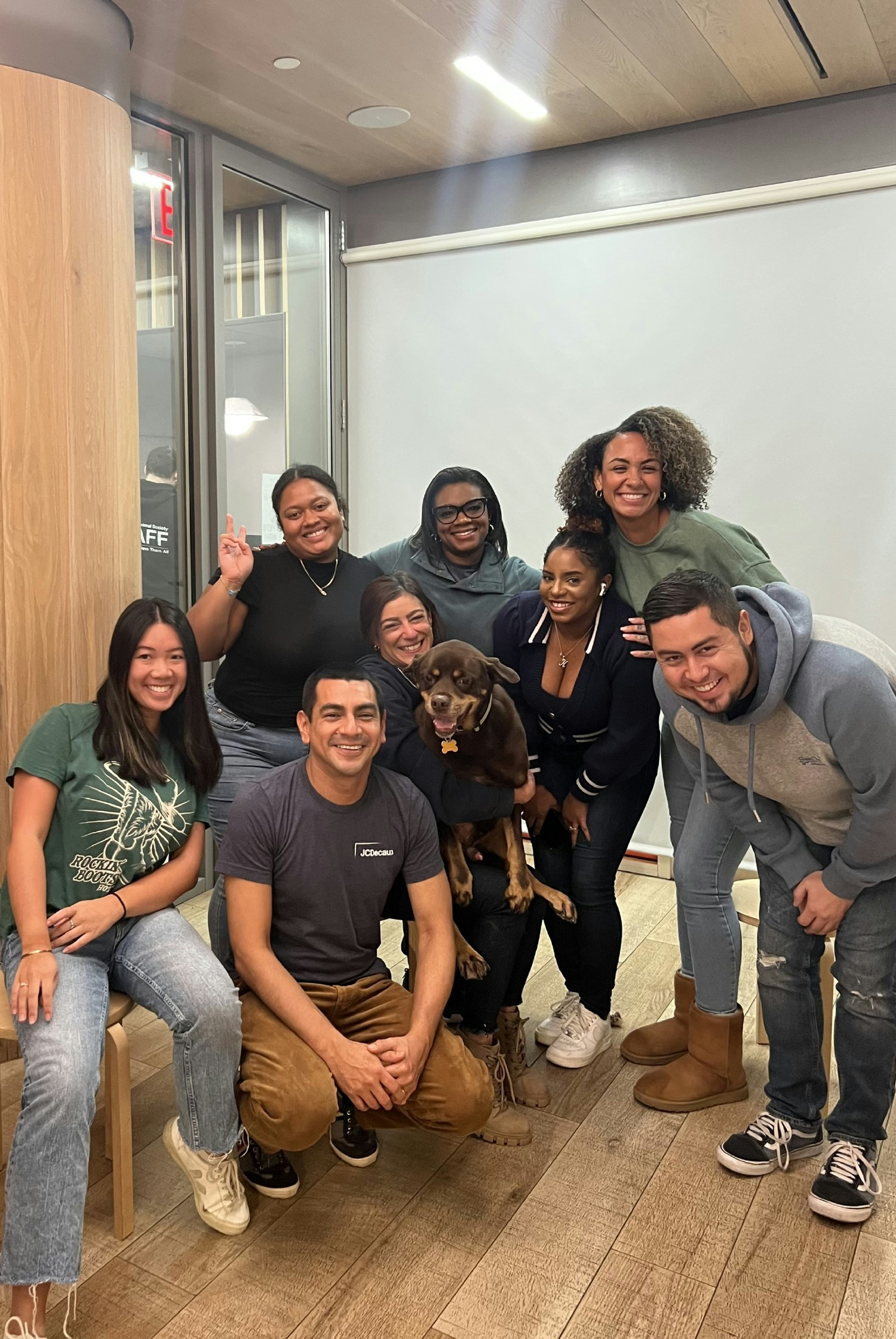 NYC Team Volunteering at Best Friends Animal Shelter