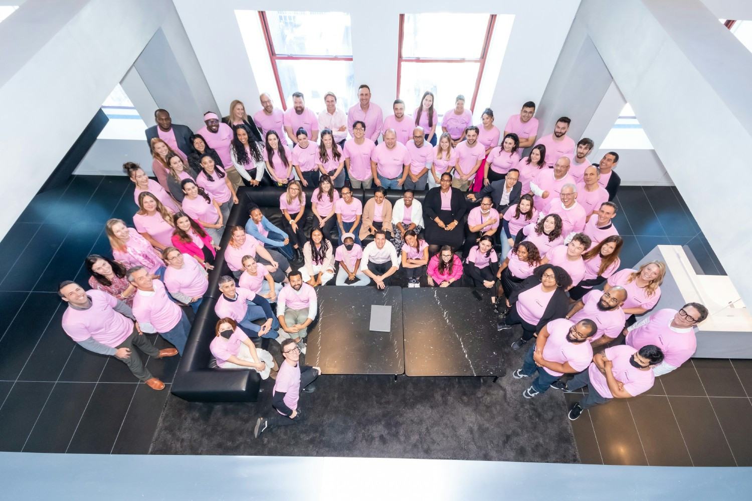 NYC Team *PINK* Day supporting Breast Cancer Awareness Month